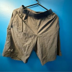 Under armour gray small running shorts